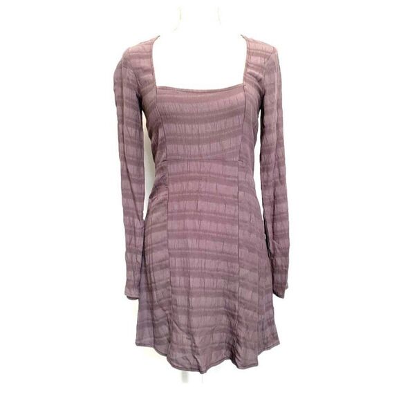NWT Show Me your MuMu Gray Square Neck Mini Dress Size Small - Picture 1 of 8